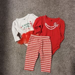 3 For $12 Candy cane 3 piece set